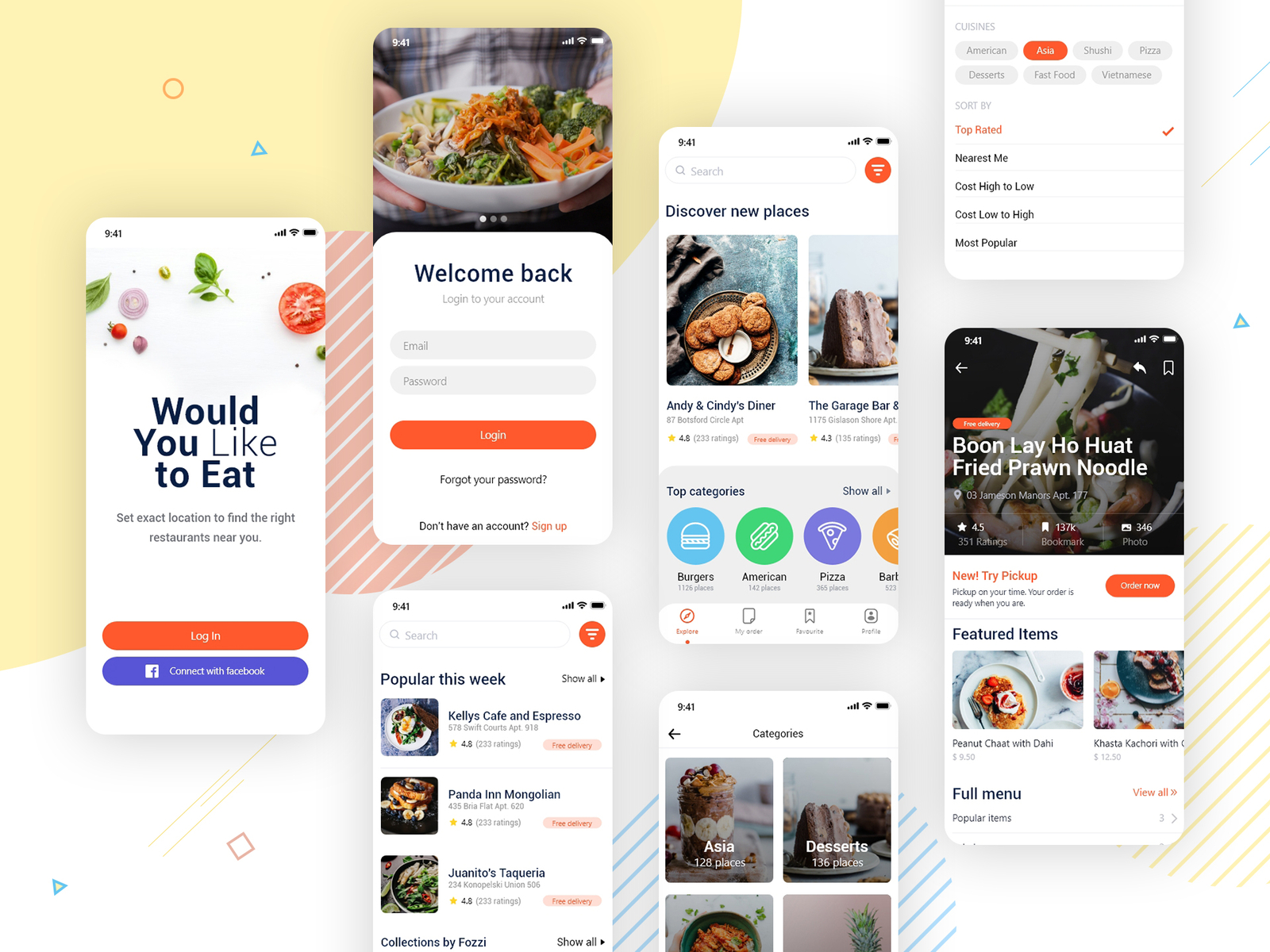 Food App by AWAYR on Dribbble