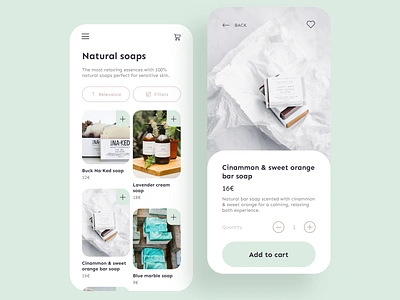 Soap ecommerce app design apps ecommerce ecommerce app mobile ui product design product page soap ui ui ux ui design ux
