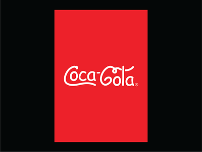 Comic Sans - Coca-Cola Logo art brand branding clean cocacola coke design flat font graphic design icon identity letters logo minimal poster poster art type typography vector