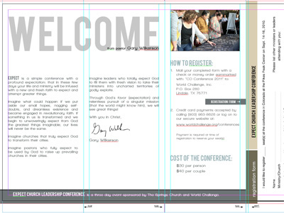 Expect Conference Brochure brochure conference layout print