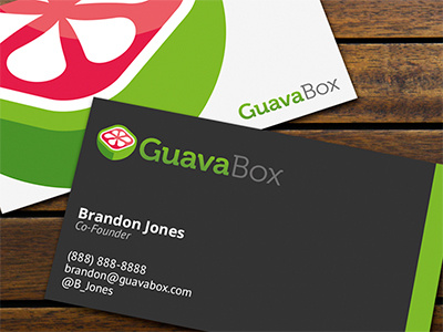 GuavaBox Business Cards branding business cards print