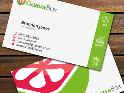 Guavabox Business Cards v2 branding business cards print