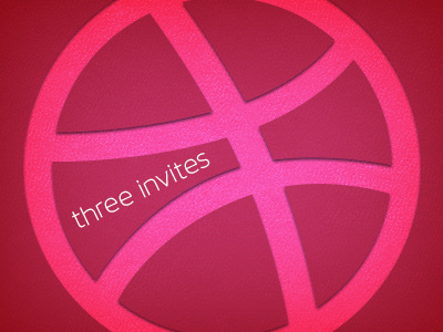 Three Dribbble Invites to Giveaway dribbble invite