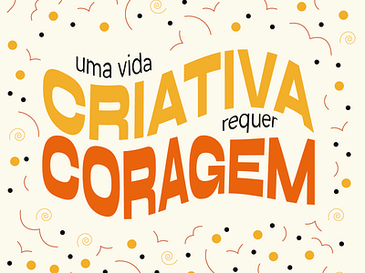 coragem | typography experiment design illustration typography vector