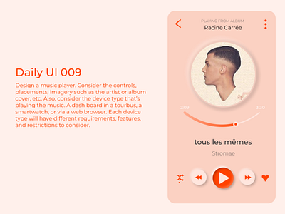 Daily UI 009 Music Player