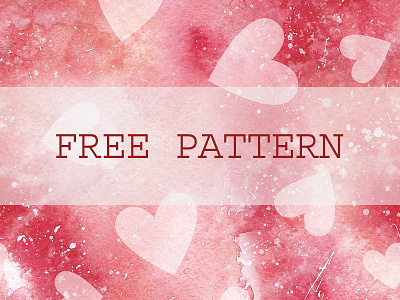 Free Hearts Seamless Pattern design free free download gift giveaway hand painted hand painting heart hearts illustration love painting red seamless pattern seamlesspattern watercolor watercolour