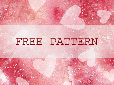 Free Hearts Seamless Pattern