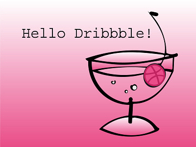 Cherry bar design dribble drink gift giveaway illustration invite party sketch