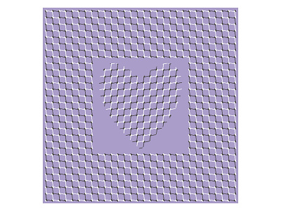 A Heart With Optical Illusion abstract agile design geometric geometrical glide grid heart hover illusion illustration levitate love mothers day movable moving nimble optical illusion ornament ornamental