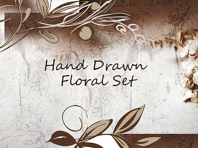 Hand Drawn Floral Set