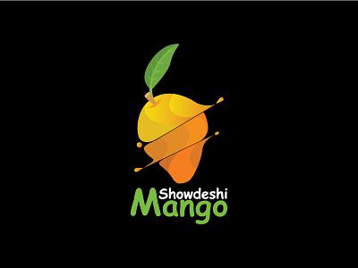Showdeshi Mango art branding design graphic design icon illustration illustrator logo logodesign minimal typography vector