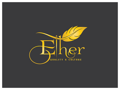 Ether art branding design graphic design icon illustrator logo logodesign typography vector