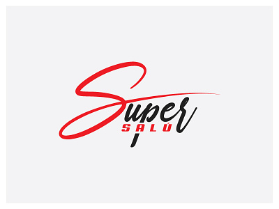 SUPER SALU logo branding design icon illustration logo logodesign typography ui ux vector