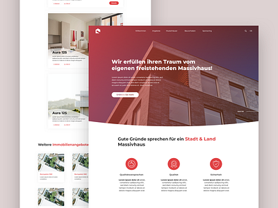 House building website brand branding design typography ui ux web webdesign website