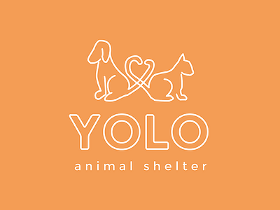 WIP – Animal Shelter Logo animal cat dog logo shelter yolo