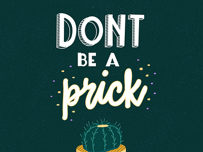 Don't be a Prick