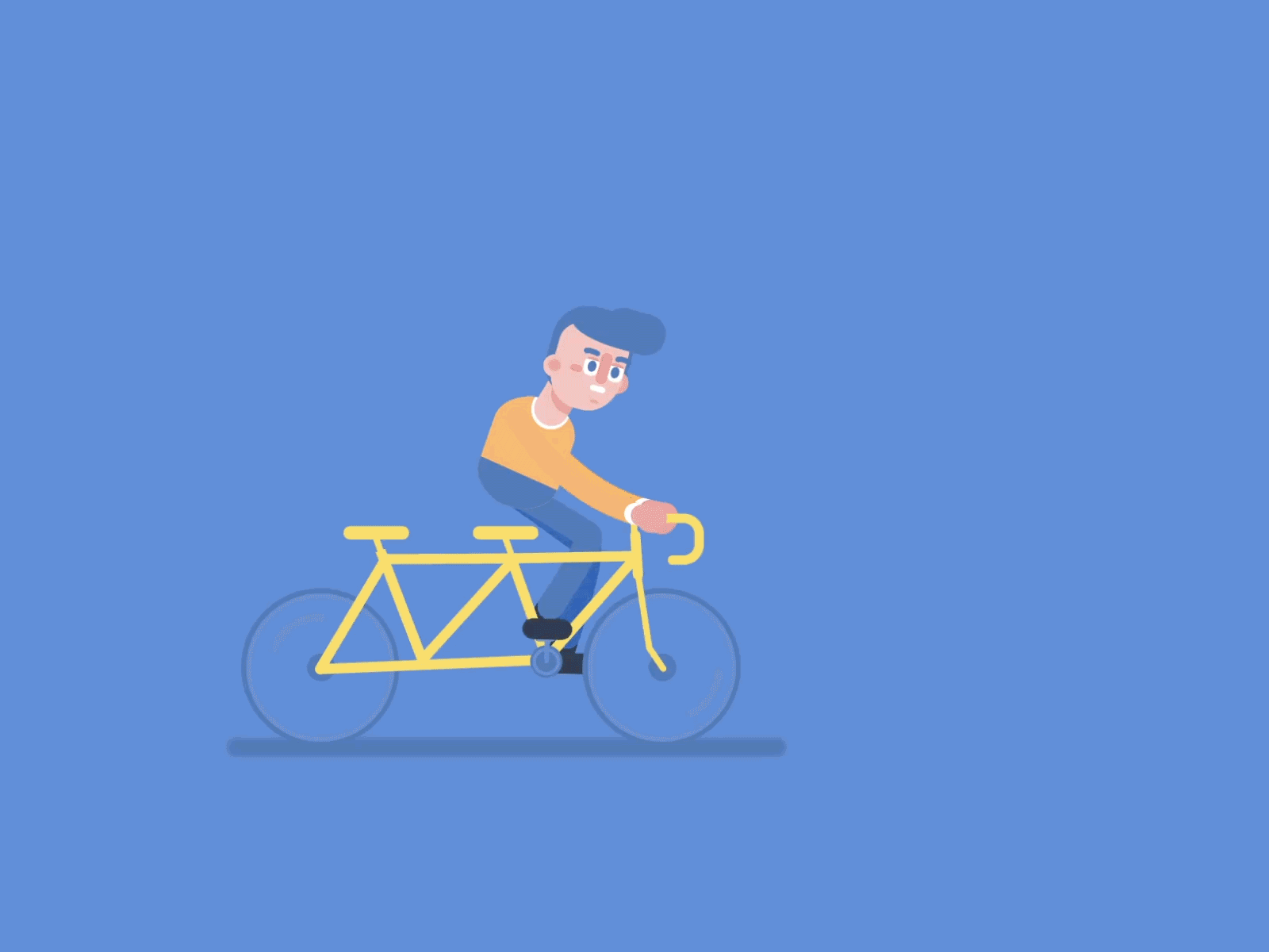 🚴Mr. RACES animated animated gif animation animation 2d animation design behance bicicleta bycicle character design dribbble dribble dribble shot dribbleartist flat graphicdesign illustration purple racing ui