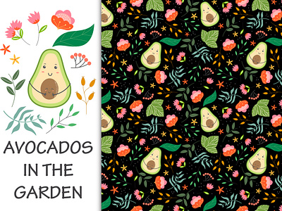 Cute Avocado Avo-cute-do by Breton Brander on Dribbble