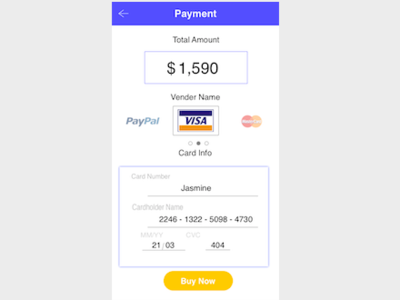 UI_Challenge_Day2 dailyui2 payment ui uidaily uidailychallenge