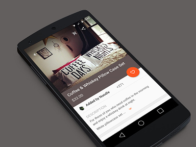 Maia android dribbble material design