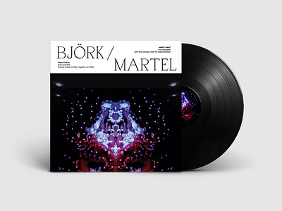 Teatro Coliseo: Tapa de disco, Björk/Martel.