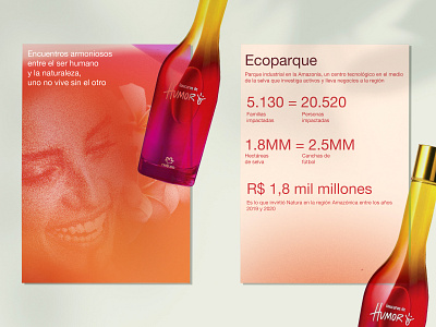 Sistema gráfico para la promoción de perfume, Natura argentina branding design natura