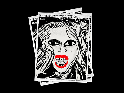 Born This Way /Lady Gaga born this way btw gaga illustration lady gaga poster trash