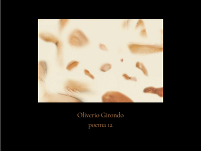 Poema 12, Oliverio Girondo poem