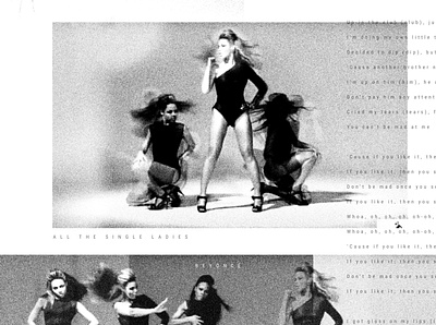 All the single ladies, Beyoncé beyonce black and white bodies music