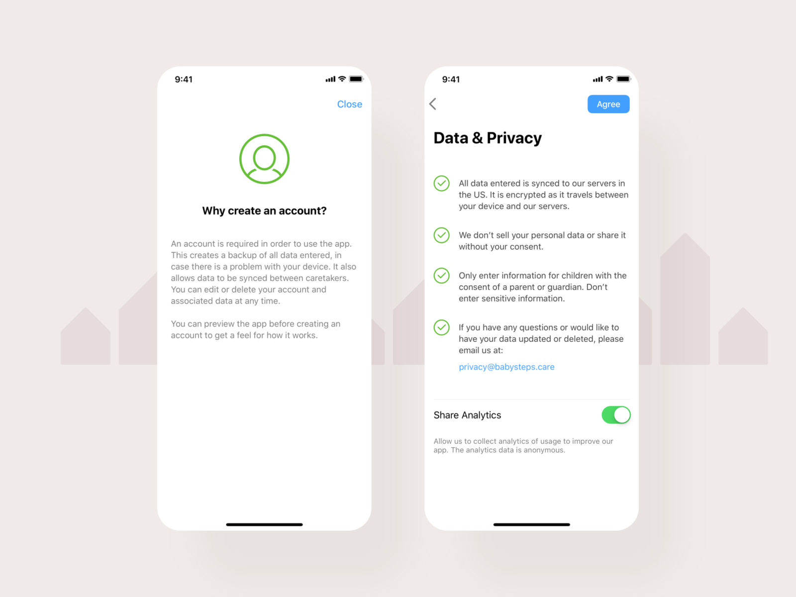 Privacy By Baby Steps On Dribbble
