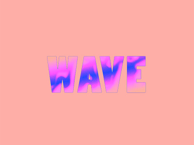 Wave 2dfont 2dtype design art illustration type typography