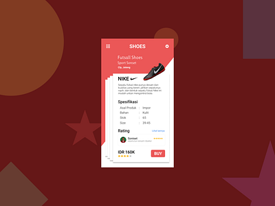 Shoe shop app design ui ux