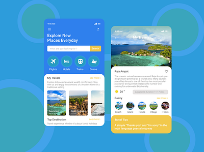 Travel app app design application desain design ui ui design uiux ux ux design uxdesign