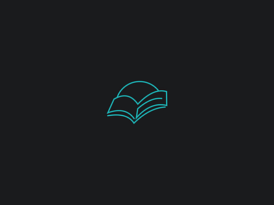 university logo branding creative design educational flat icon lines logo minimalist monoline vector