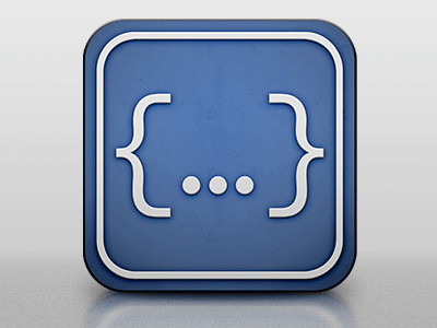 New GuyWritesCode Logo blue developer icon ios logo