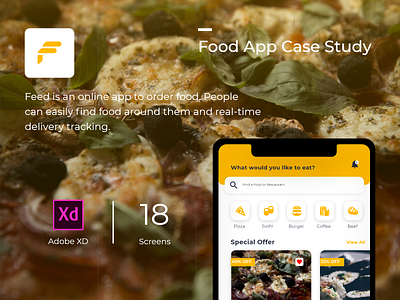 Food App | UI/UX Design #CaseStudy android app design app app design case study clean delivery app design food food app interaction design interface ios app mobile app design ui uidesign ux ux design uxdesign