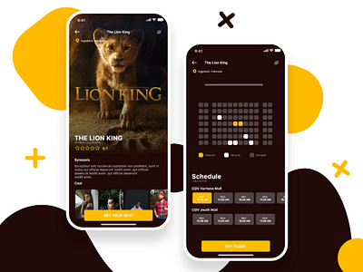 MOVIE TICKET APP UI