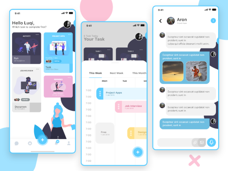 Task manager Ui by Luqi Pamungkas on Dribbble