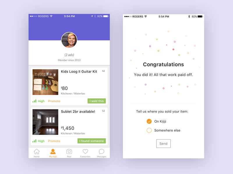 Selling on Kijiji by Denise Spiessens on Dribbble