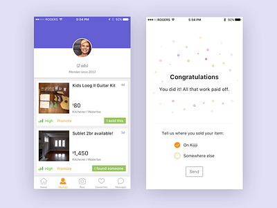 Selling on Kijiji commerce kijiji mobile sell sold ui ux