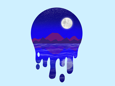 Moon Landscape / Inspired by Art with Flo (YouTube)