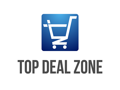 Top Deal Zone logo brand identity branding logo design