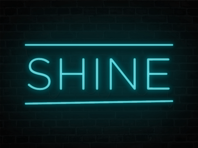 Shine Like A Neon ae after effects animation motion motion design