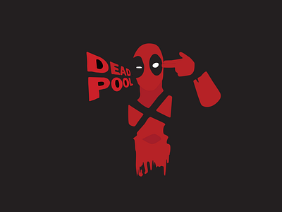 Deadpool design illustration vector