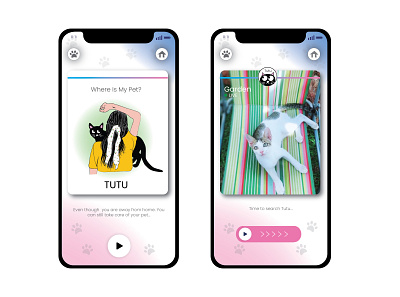 TUTU - Mobile App Design app app design artists cat children book illustration colombo concept cute art design design app designer portfolio designers drawing dribbble illustration illustrator kids illustration ui ui design