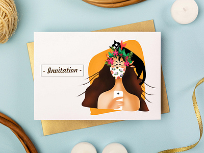 Invitation Design Using with Tutu Illustration brand identity branding design cartoon character cartoon illustration children book illustration colombo creative design design app drawing dribbble dribble flat illustration gillustrations illustration illustrator invitation kidlitart sri lanka srilanka