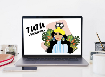 In the workstation with Tutu Illustrations cartoon illustration cat character design colombo concept concept design creative design drawing dribbble dribbble invite flat illustration flatdesign illustration illustration art illustrator kids illustration srilanka working from home workstation