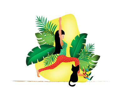 Relaxing Sunday Mood with Tutu app design art direction artwork cat children children book illustration colombo creative cute art design drawing dribbble flat illustration flatdesign illustration illustrator kids kids illustration sri lanka srilanka