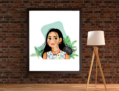 TUTU Photo Frame Design.... art direction artwork cat children children book illustration childrens illustration colombo creative design drawing dribbble flat illustration frame graphicdesign illustration illustration art illustrator kidlitart srilanka srilankan