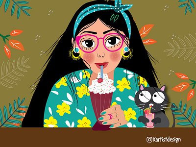 Falooda time with TUTU Illustration